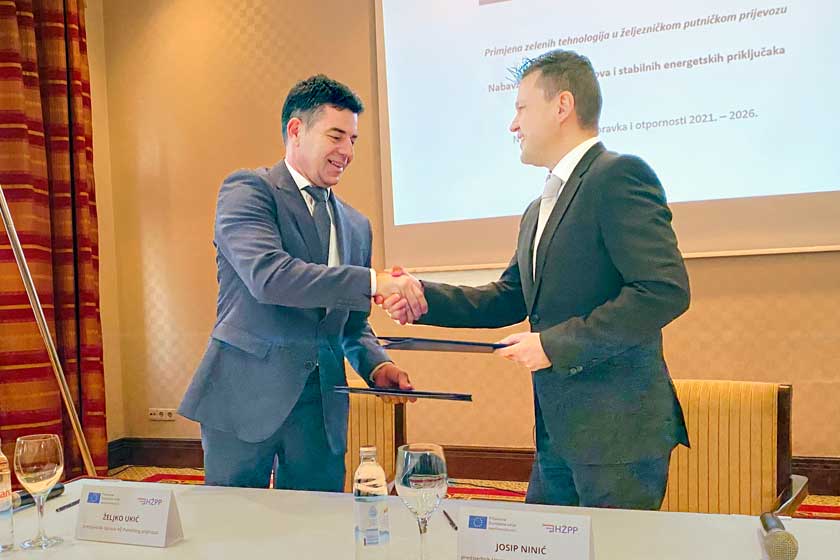 An agreement with HŽ Passenger Transport for BEVs and BEMUs