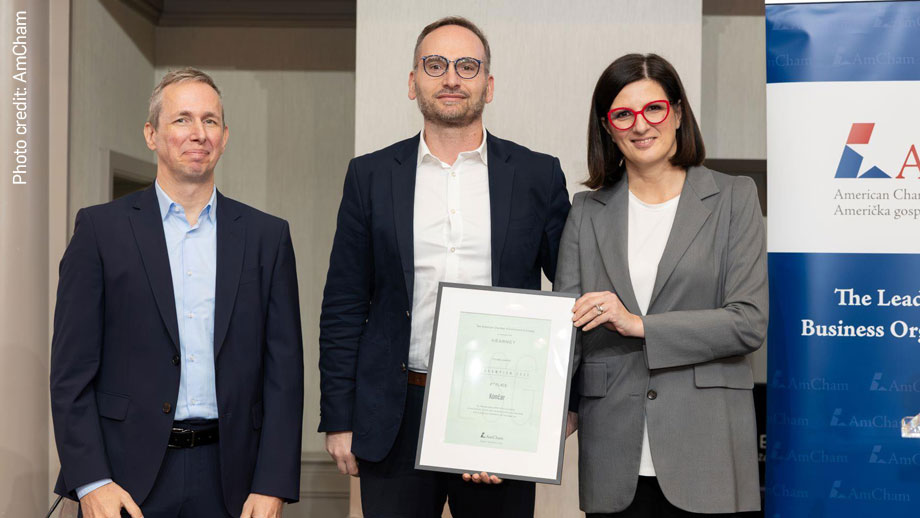 KONČAR receives “AmCham Croatia & Kearney ESG Champion 2025” award