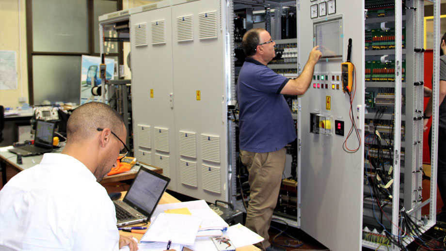 Testing of excitation systems for Morocco