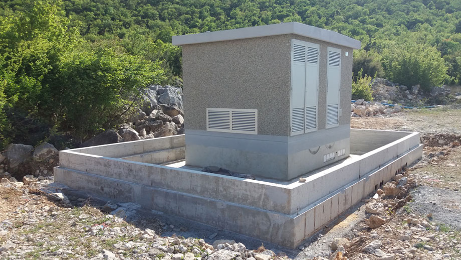 Delivery of 20/0.4 kV substation, 1x1000 kVA, for IONITY GmbH in Kanfanar
