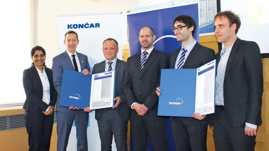 KONČARU uručen certifikat za usklađenost s međunarodno priznatim industrijskim standardom