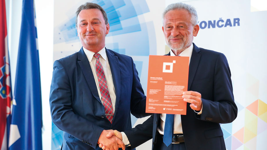 Laboratorijskom centru KONČAR - Instituta za elektrotehniku uručena potvrda o akreditaciji