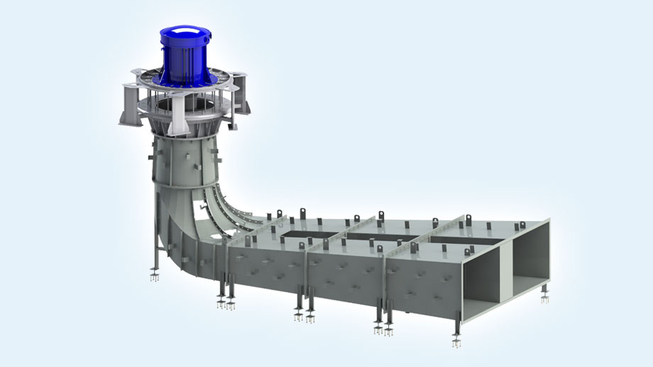 New development - submersible machines for low-head small hydropower plants