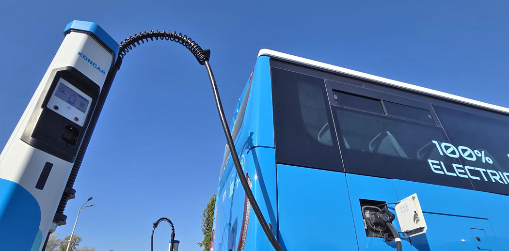 Charging infrastructure for electric buses