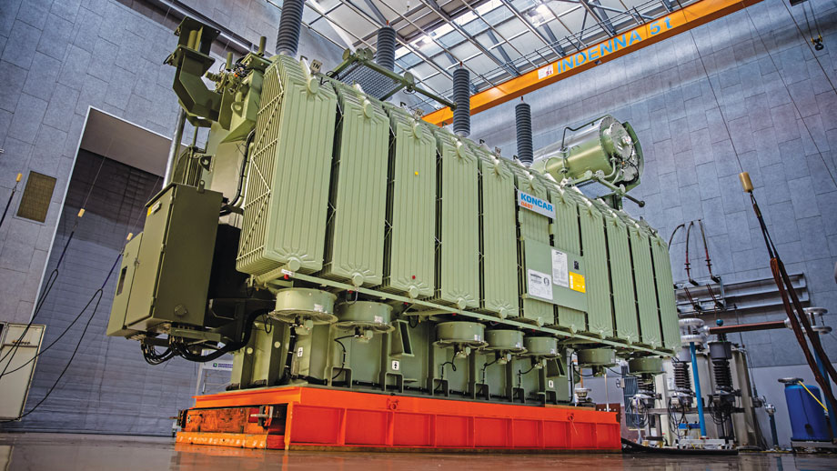 The first transformer containing CO2-reduced Bluemint transformer steel