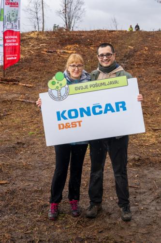 Co2mpensating by planting and KONČAR - D&ST
