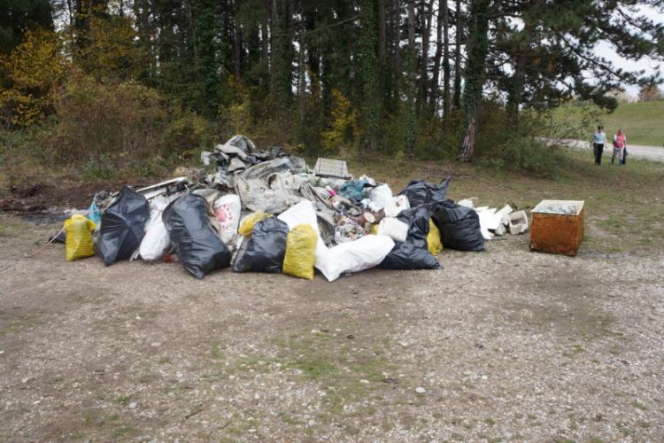 Cleaning of the Jankomir forest at the Sava embankment with - KONČAR - D&ST and Čisteći Medvjedići