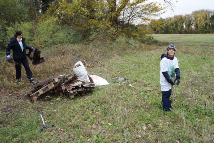Cleaning of the Jankomir forest at the Sava embankment with - KONČAR - D&ST and Čisteći Medvjedići