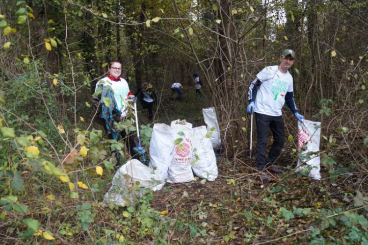 Cleaning of the Jankomir forest at the Sava embankment with - KONČAR - D&ST and Čisteći Medvjedići