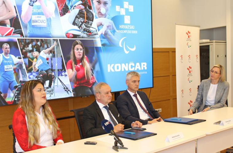 Partnerska suradnja KONČARA i Hrvatskog paraolimpijskog odbora