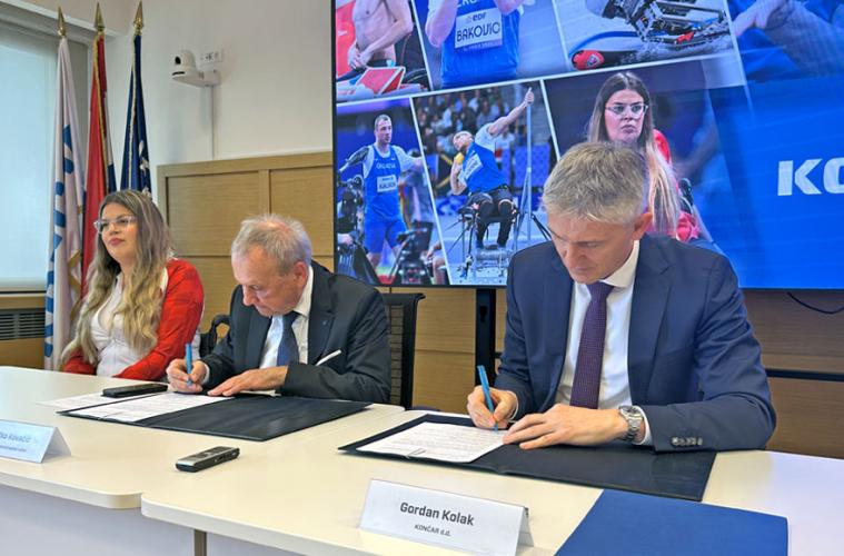 Partnerska suradnja KONČARA i Hrvatskog paraolimpijskog odbora
