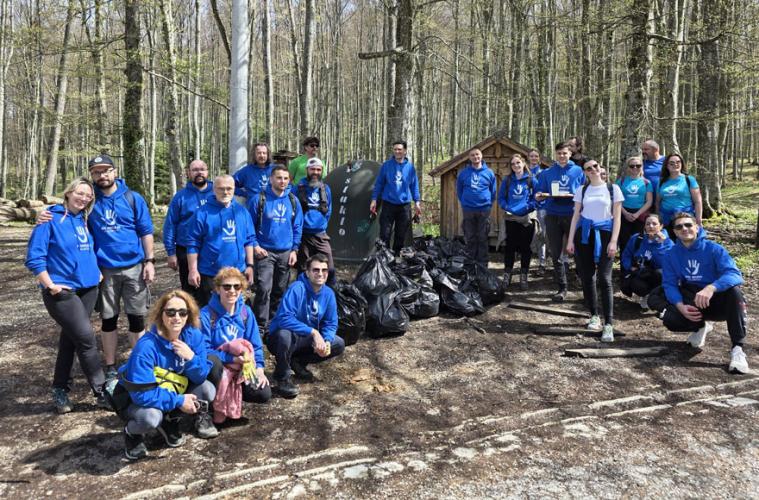 KONČAR volunteers on Medvednica