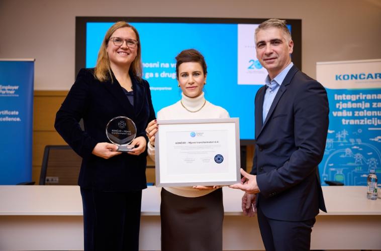 KONČAR primio certifikat Employer Partner
