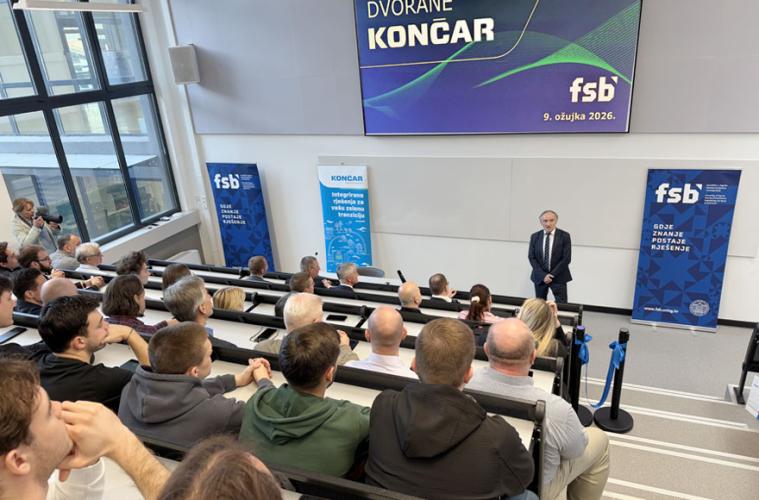 Official opening of the KONČAR Lecture Hall at the Faculty of Mechanical Engineering and Naval Architecture, University of Zagreb