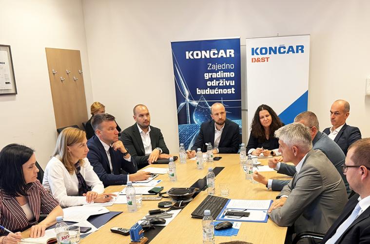 Radni sastanak i obilazak proizvodnih pogona KONČAR – D&ST-a s ministricama Marijom Vučković i Natašom Mikuš Žigman