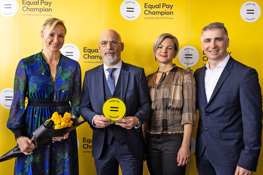 KONČAR as a recipient of the Equal Pay Champion certification
