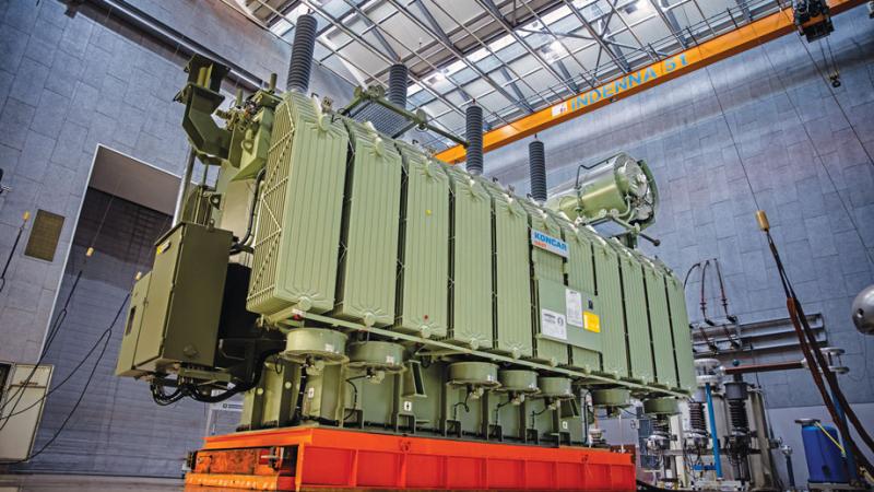 The first transformer containing CO2-reduced Bluemint transformer steel delivered to a German customer