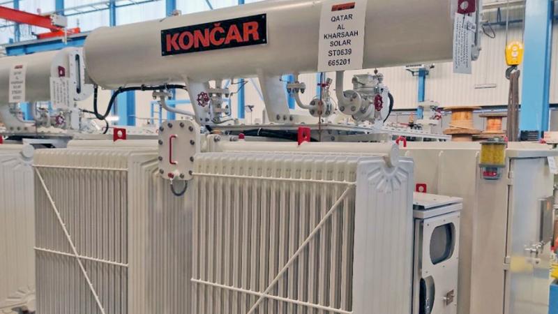 Transformers for the solar power plant in Qatar