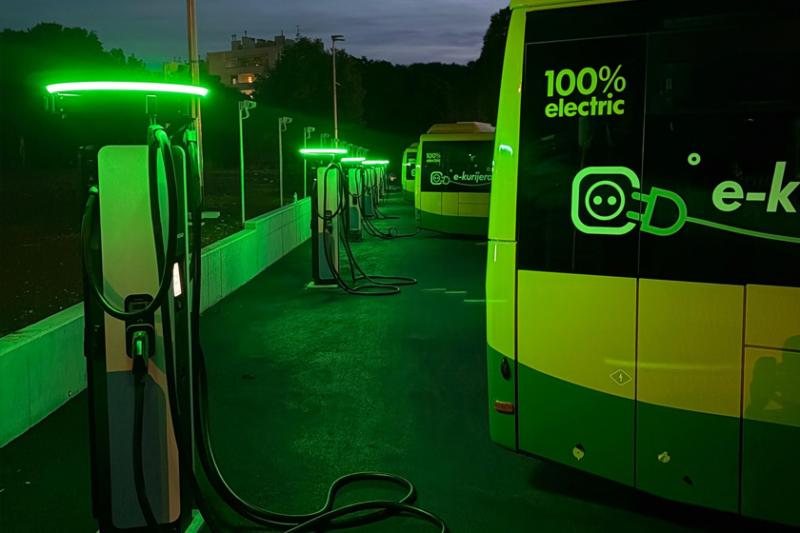 Završene punionice za električne autobuse u 7 hrvatskih gradova