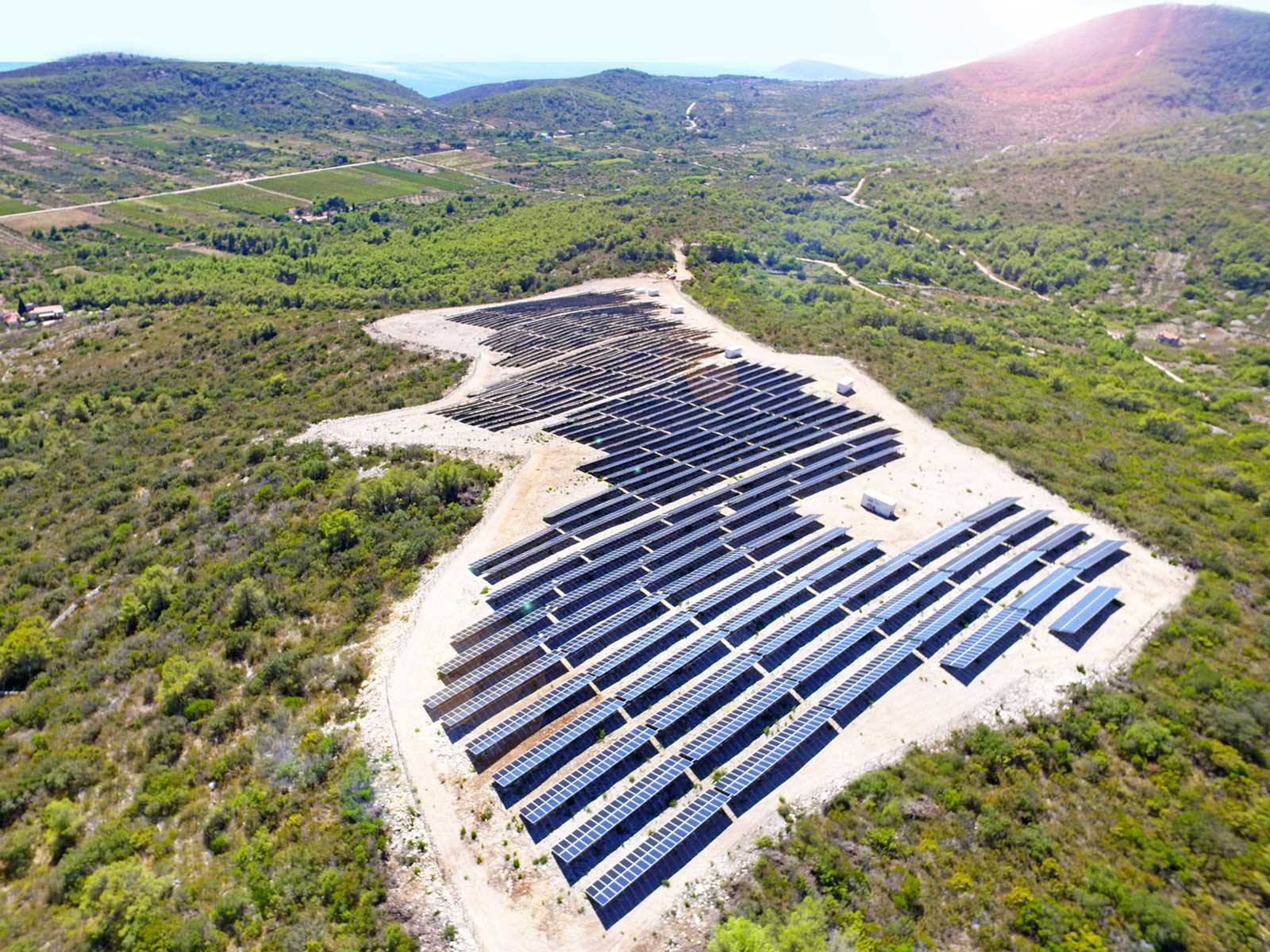 Solar power plants