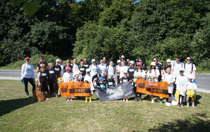 Eco-friendly action: cleaning up eastern Zagreb