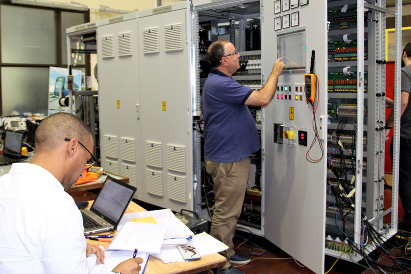 Completed factory testing of excitation systems for Morocco