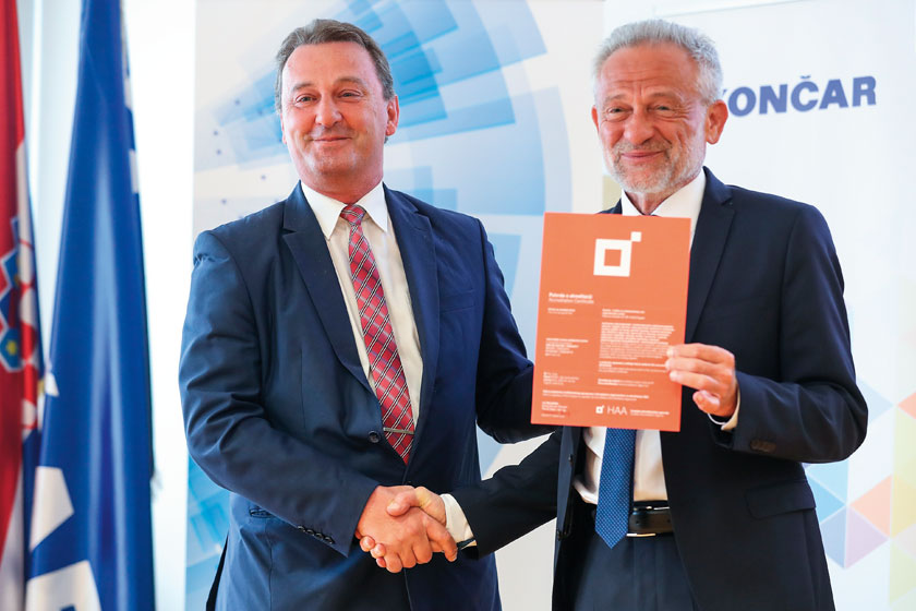 Laboratorijskom centru KONČAR - Instituta za elektrotehniku uručena potvrda o akreditaciji