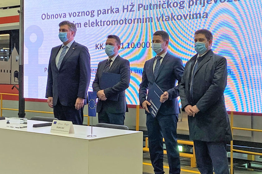 Ugovor za isporuku dvadeset jednog elektromotornog vlaka za HŽ Putnički prijevoz