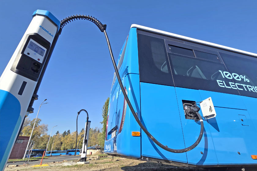 Charging infrastructure for electric buses in Zagreb, Pula, and Šibenik