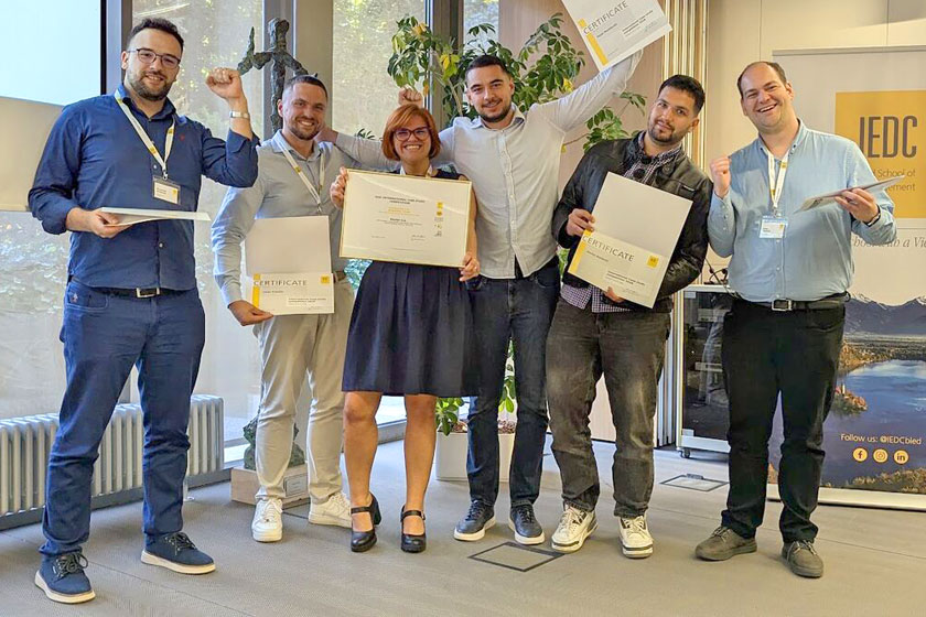 Tim KONČARA osvojio 1. mjesto na međunarodnom IEDC Case Study natjecanju na Bledu